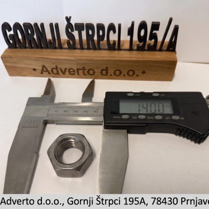 Navrtka zavar 6UG DIN 929 14 mm