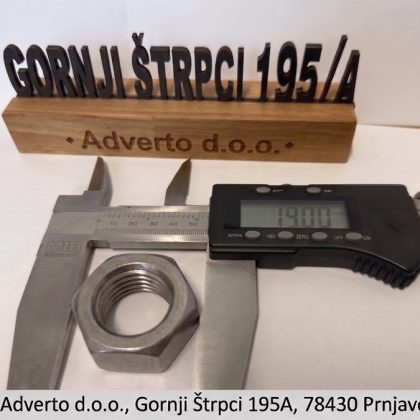 Navrtka zavar 6UG DIN 929 19 mm