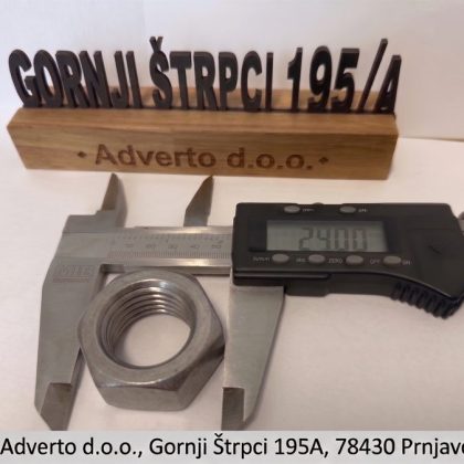 Navrtka zavar 6UG DIN 929 24 mm