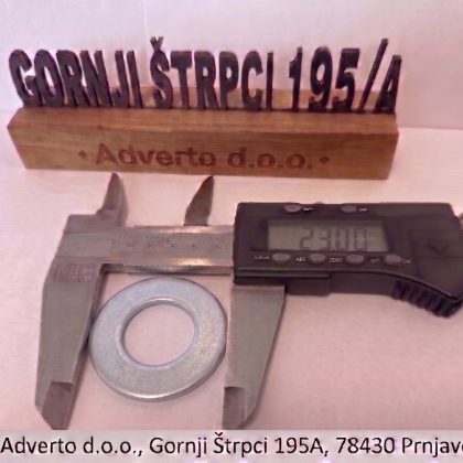Podloška DIN 125-A-140HV (A2K) 23 mm