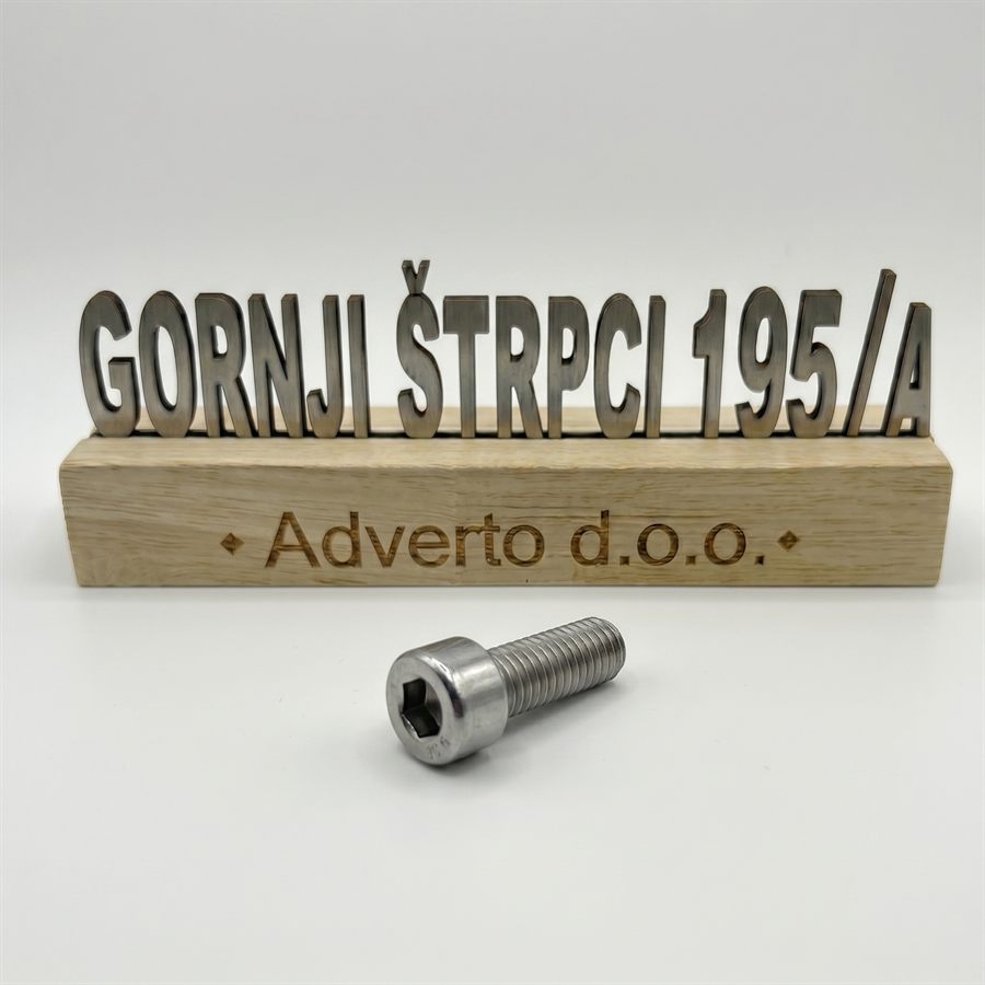 Vijak cil ISO 4762-8.8-A2K M8x10